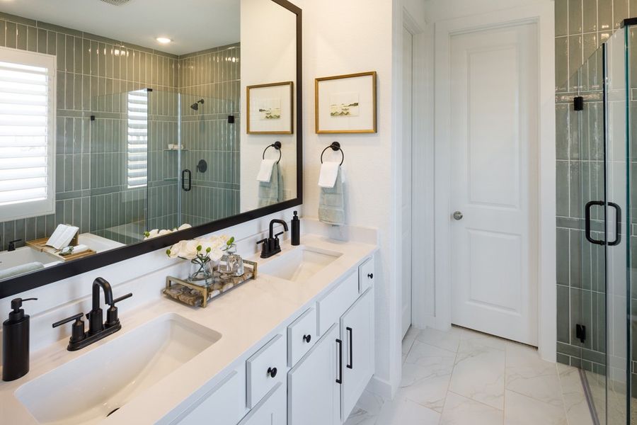 Representative Primary Bathroom - some options shown