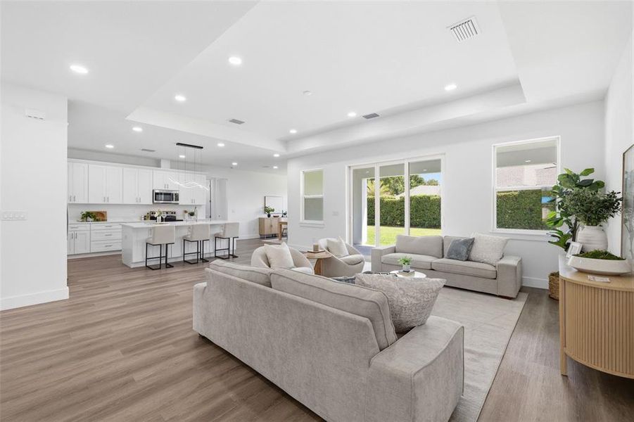 Furnished interior view inside a new home in , Brooksville (Image 18).