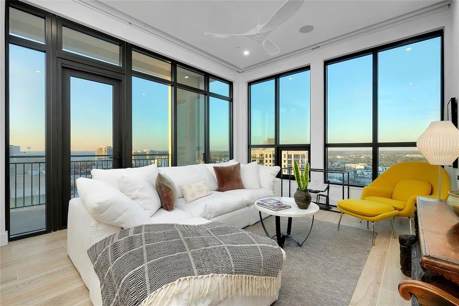 Furnished interior view inside a new home in , Sarasota (Image 26).