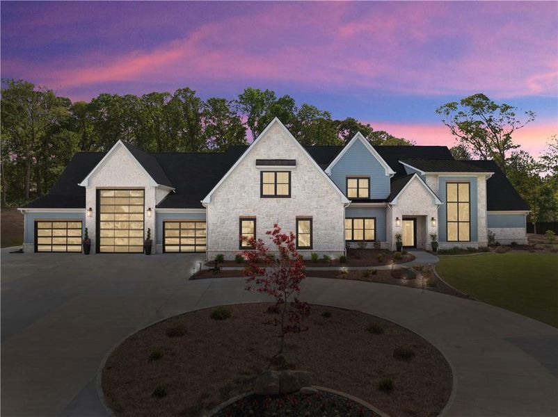Front exterior of a new home in , Jefferson, GA, highlighting curb appeal (Image 27).