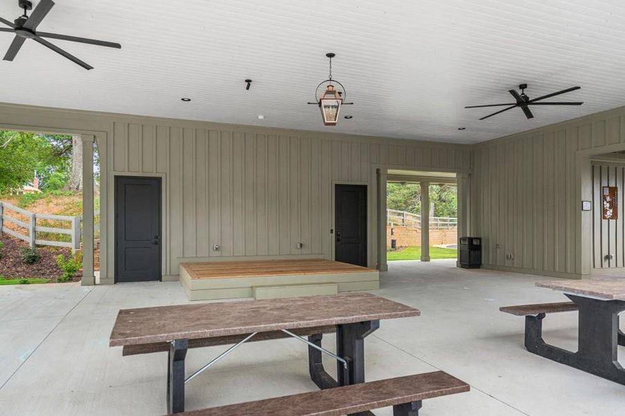 Exterior details and patio area of a home in Harmony, Auburn (Image 4).