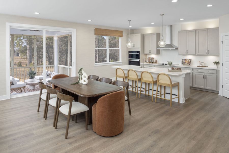Representative furnished interior of a home built from the Sequoia by Mattamy Homes in McAlister Creek, Clayton (Image 6).