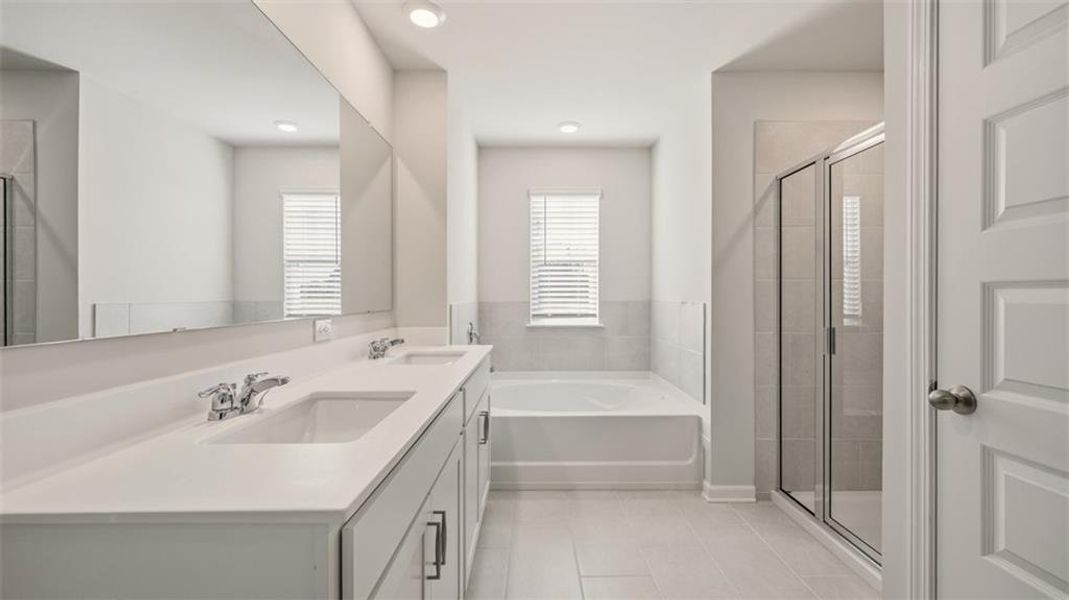 Furnished interior view inside a new home in Teamon Pointe, Griffin (Image 7).