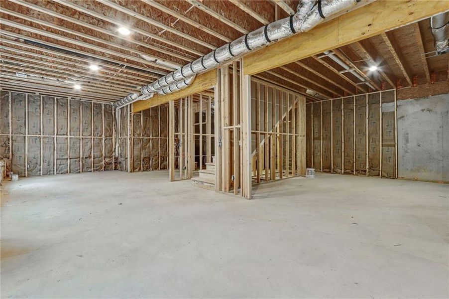 In-progress construction of a new home in , Waleska, GA (Image 31).