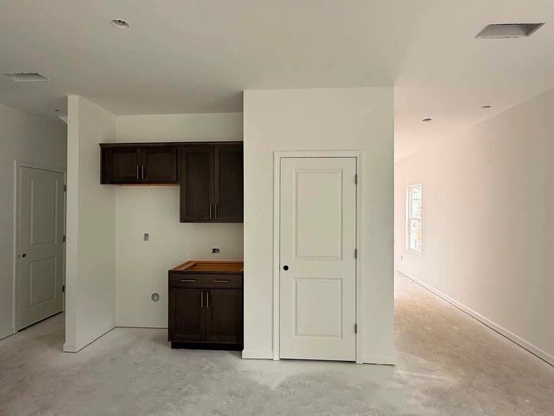 Kitchen featuring Oxford Collection Finishes Construction Progress