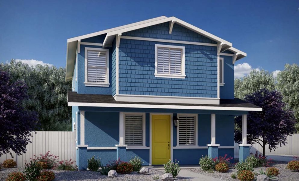 Front exterior of a home in the Encanto at Bell Park community, located in Phoenix, AZ (Image 15).