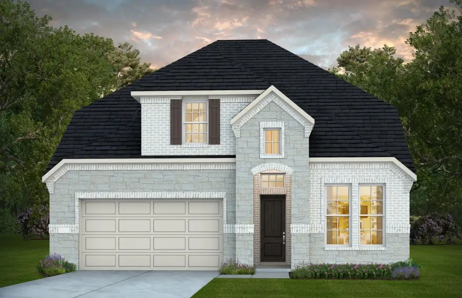 Representative exterior photo of a completed home built from the Iredell by Pulte Homes in Spring Branch Preserve, Montgomery, TX (Image 20).