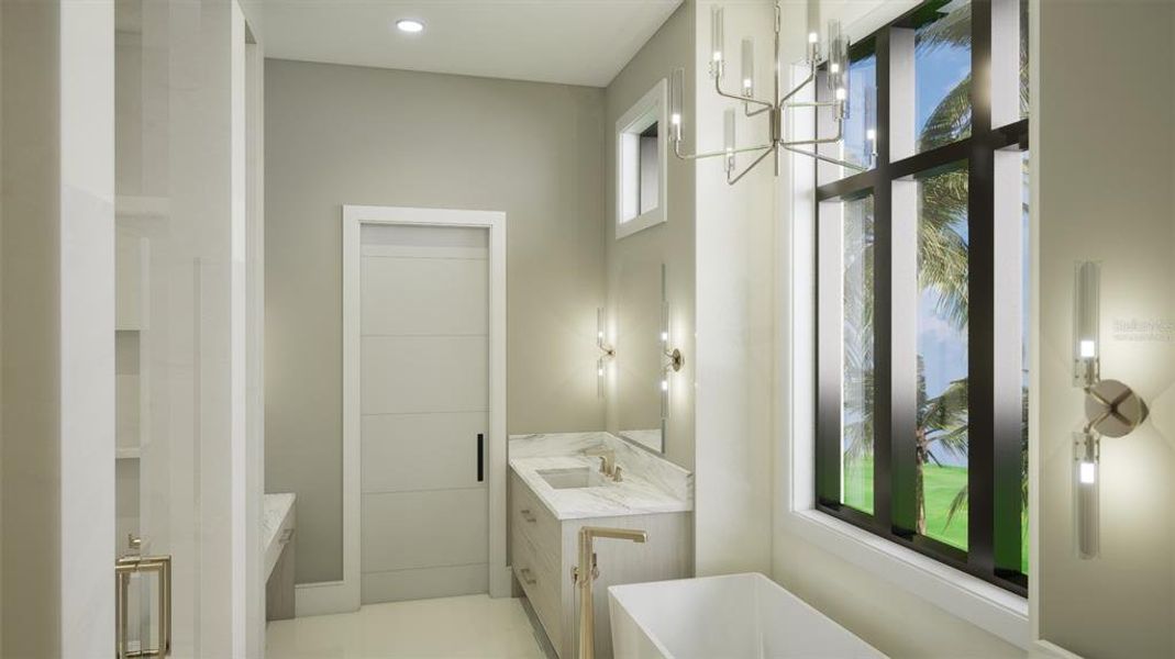 Furnished interior view inside a new home in , Sarasota (Image 7). Furnished interior view inside a new home in , Sarasota (Image 7).