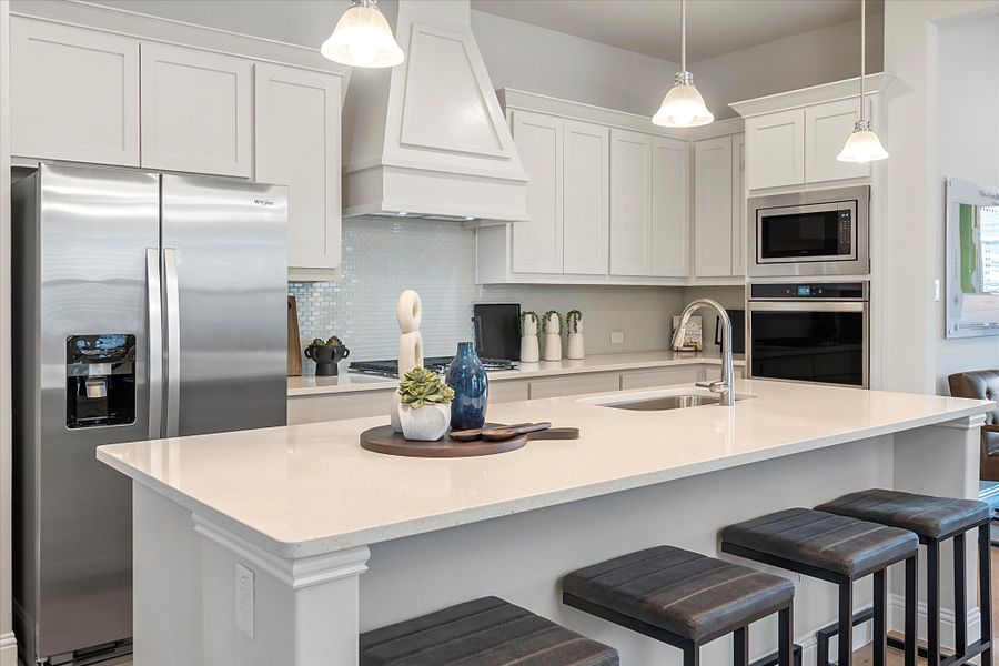 Representative furnished interior of a home built from the Frio by Windsor Homes in Villas at Long Branch, Rowlett (Image 8). Representative furnished interior of a home built from the Frio by Windsor Homes in Villas at Long Branch, Rowlett (Image 8).