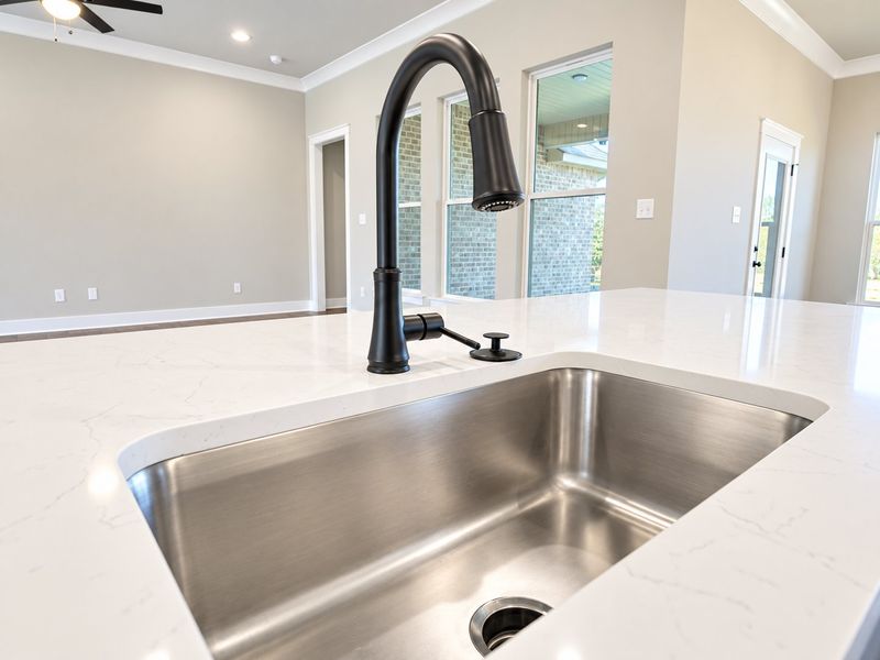 DSLD HOMES NEW CONSTRUCTION MOVE IN READY HOME IN LONGLEAF COMMUNITY LOCATED IN LUMBERTON, TX - Kitchen