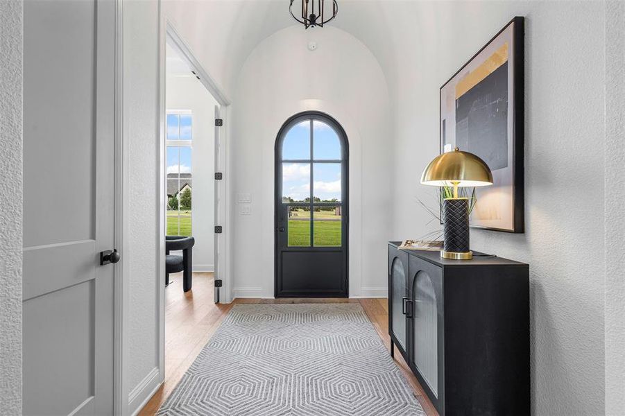 Furnished interior view inside a new home in Rolling Creek Ranch, Granbury (Image 7). Furnished interior view inside a new home in Rolling Creek Ranch, Granbury (Image 7).