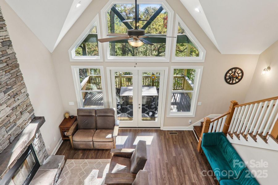 Furnished interior view inside a new home in , Hendersonville (Image 14).