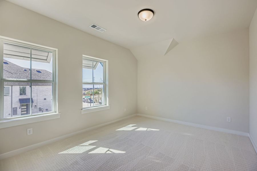 Spacious, unfurnished interior of a new home in Castle Hills Northpointe - Townhomes, Lewisville (Image 25).