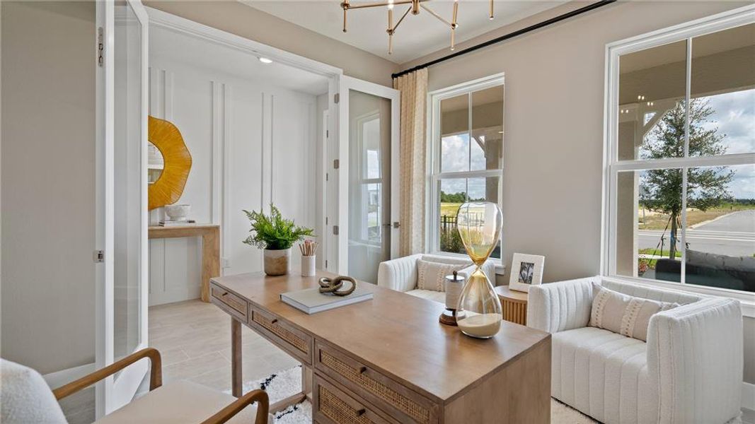 Furnished interior view inside a new home in Trailside, Mount Dora (Image 13). Furnished interior view inside a new home in Trailside, Mount Dora (Image 13).