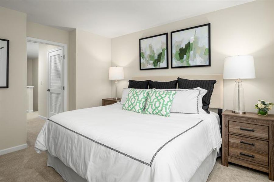 Representative furnished interior of a home built from the Tate by Ryan Homes in Colonial Village, Edenton (Image 12).