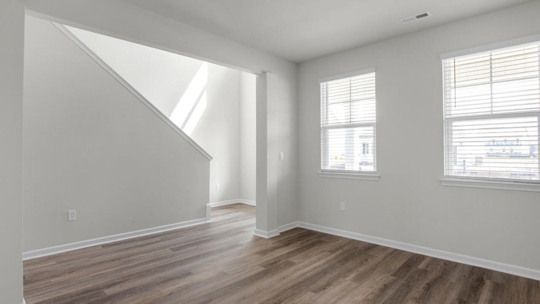 Spacious, unfurnished interior of a new home in Surfside Landing, Hubert (Image 17). Spacious, unfurnished interior of a new home in Surfside Landing, Hubert (Image 17).