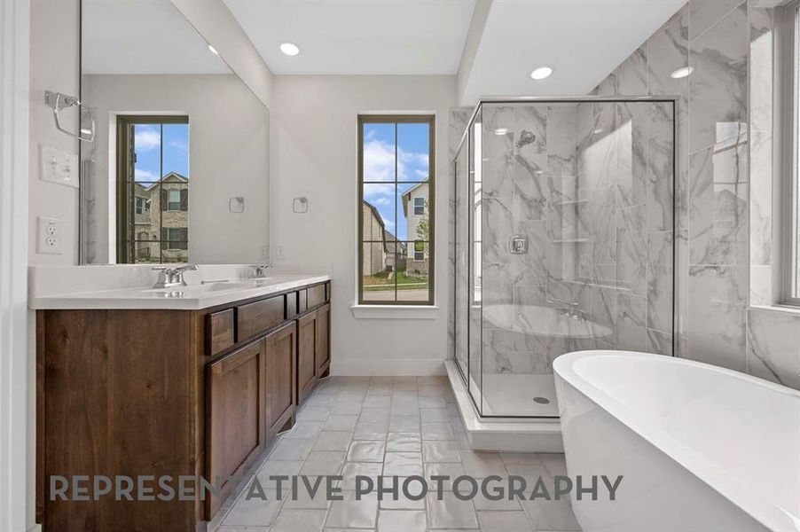 Furnished interior view inside a new home in Goodland, Midlothian (Image 6).
