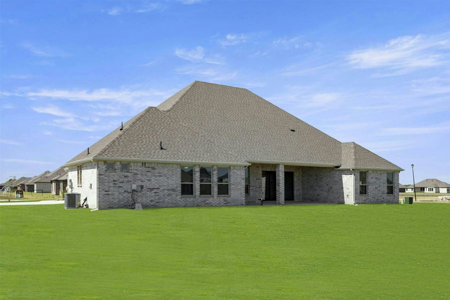 Representative exterior details of a home built from the Brady by Kindred Homes in Oak Creek Ranch, Waxahachie (Image 26).