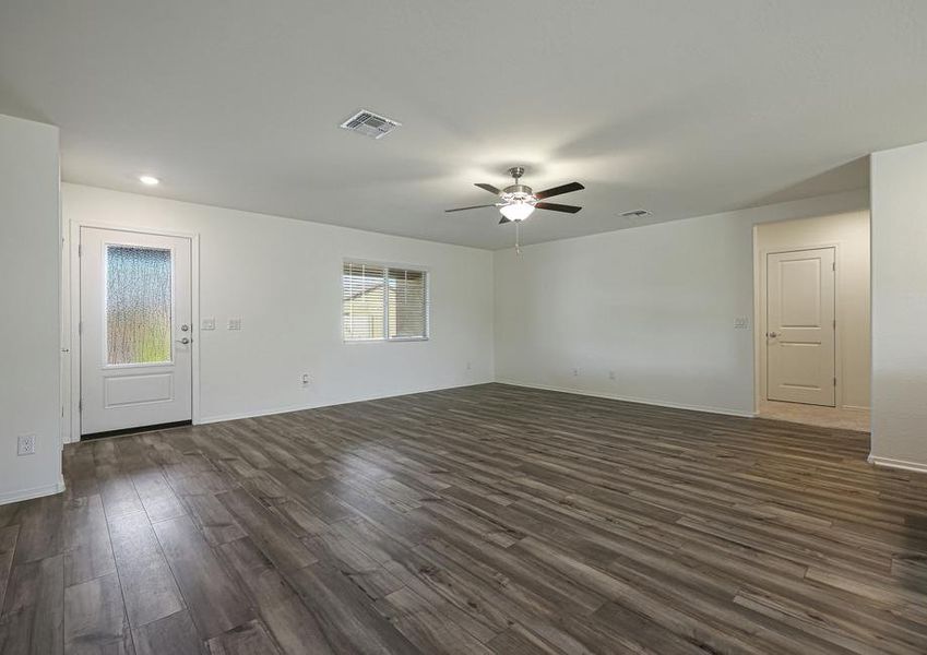 Enjoy time with family in this spacious, open family room.