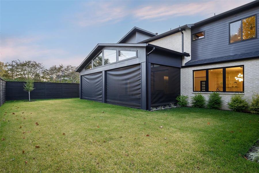 Exterior details and patio area of a home in , Dallas (Image 25).