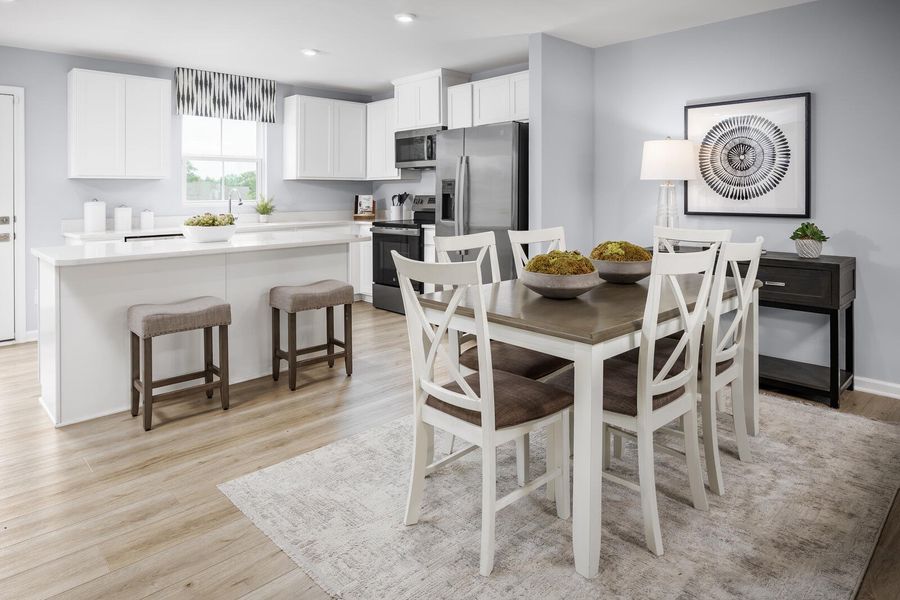Furnished interior view inside a new home in Somerset, Santee (Image 5).