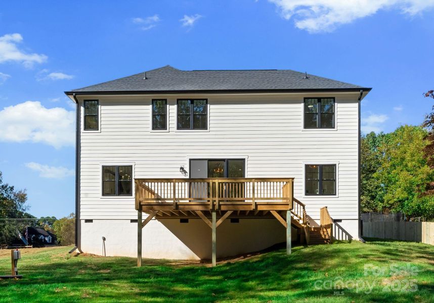 Exterior details and patio area of a home in , Mooresville (Image 3).