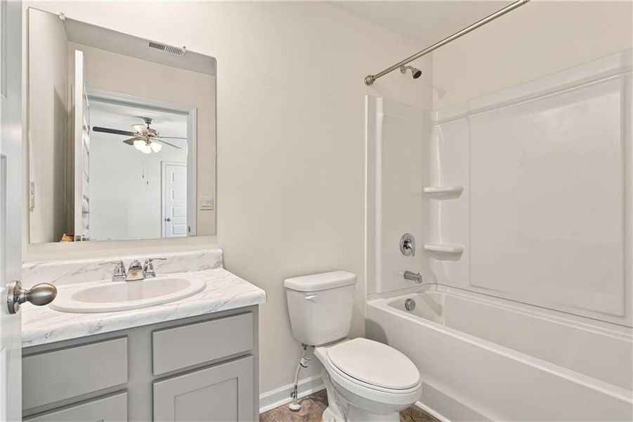 Furnished interior view inside a new home in The Enclave at Flat Rock Hills, Stonecrest (Image 5).