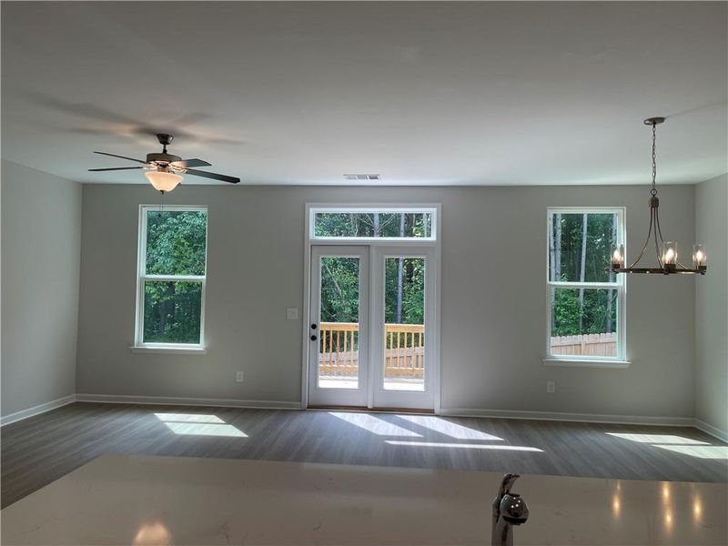 Furnished interior view inside a new home in The Collection at Wolf Creek, Lawrenceville (Image 18).