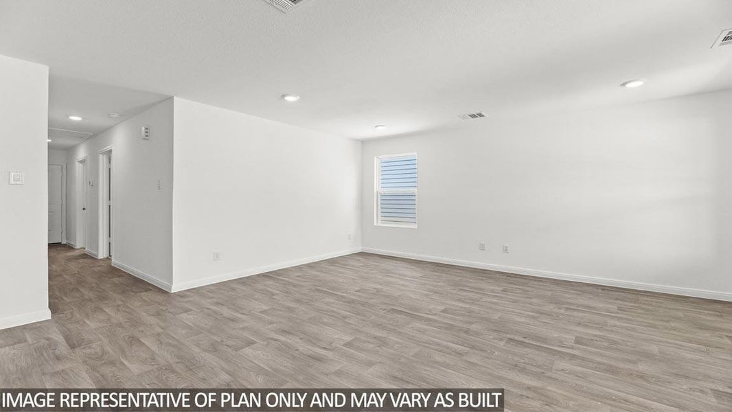 Spacious, unfurnished interior of a new home in Castles Edge, Willis (Image 8). Spacious, unfurnished interior of a new home in Castles Edge, Willis (Image 8).