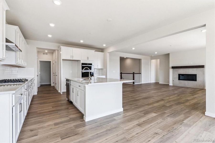 Furnished interior view inside a new home in Prestige Collection at Parkdale Commons, Lafayette (Image 7).