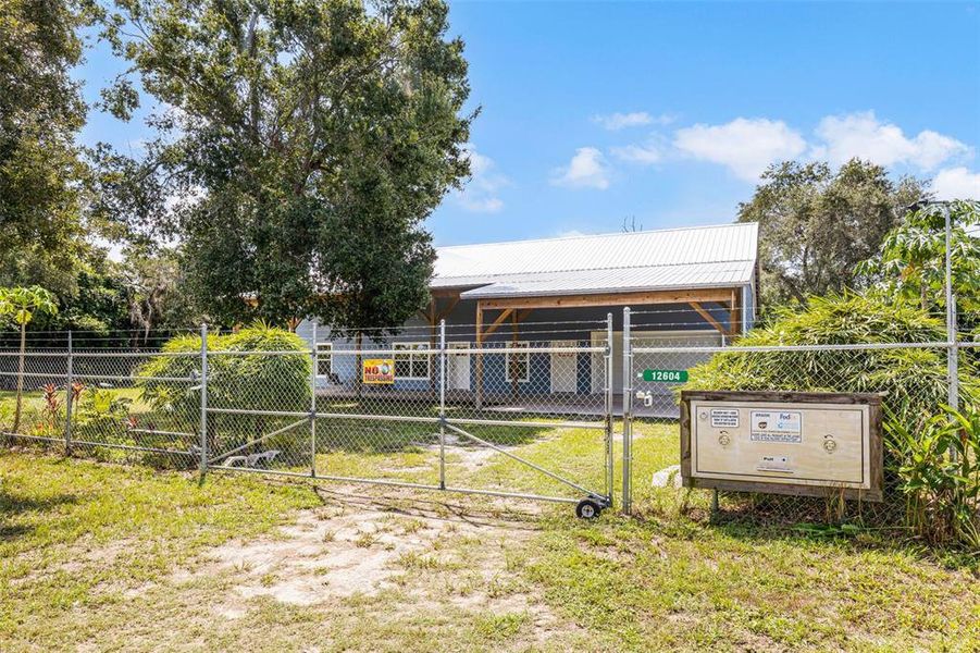 Closed Security Gate Closed Security Gate