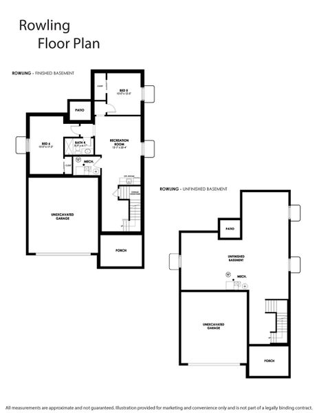 2D floor plan layout of this home in Prairie Song, Windsor, CO (Image 7).