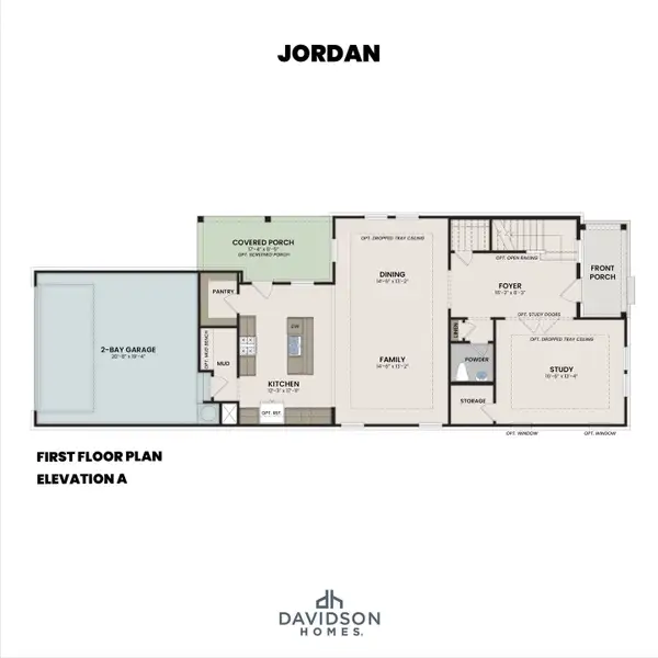 2D floor plan layout of this home in Forestville Yard, Knightdale, NC (Image 3).