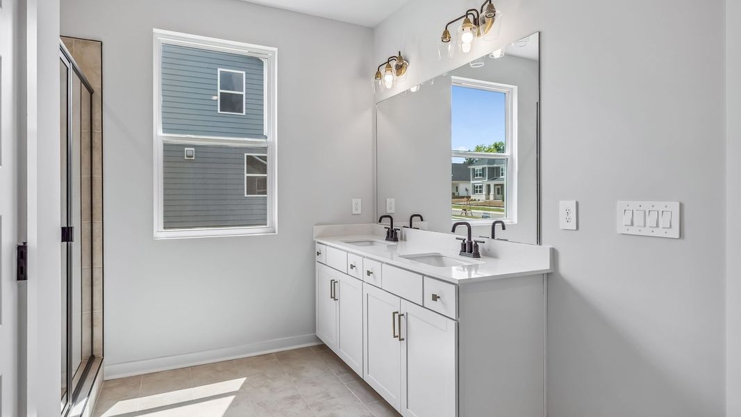 Furnished interior view inside a new home in Reserve at Hickory Ridge, Columbia (Image 15).