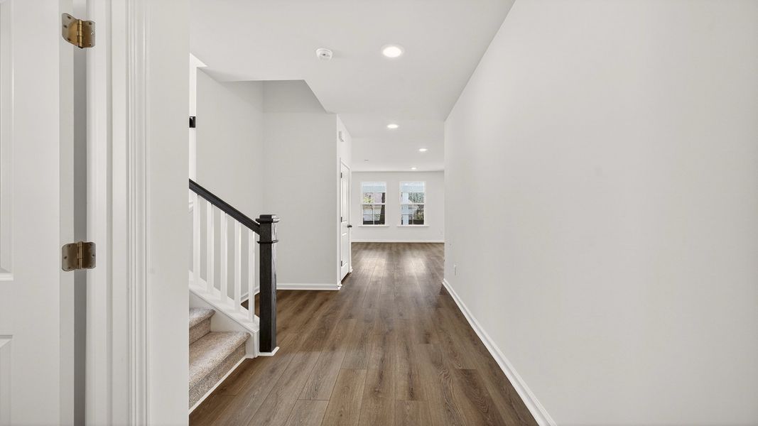 Bright foyer entry welcomes you into the Pritchard