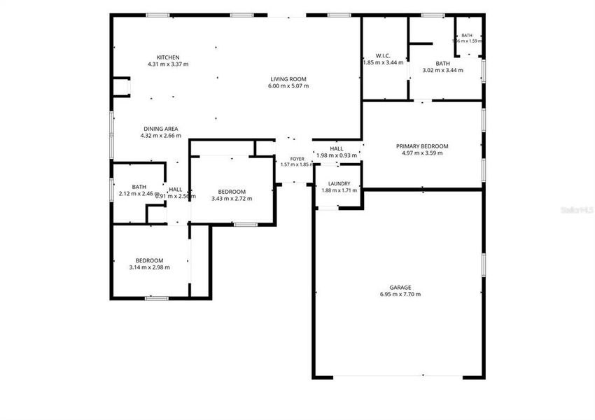 2D floor plan layout of this home in , High Springs, FL (Image 5). 2D floor plan layout of this home in , High Springs, FL (Image 5).