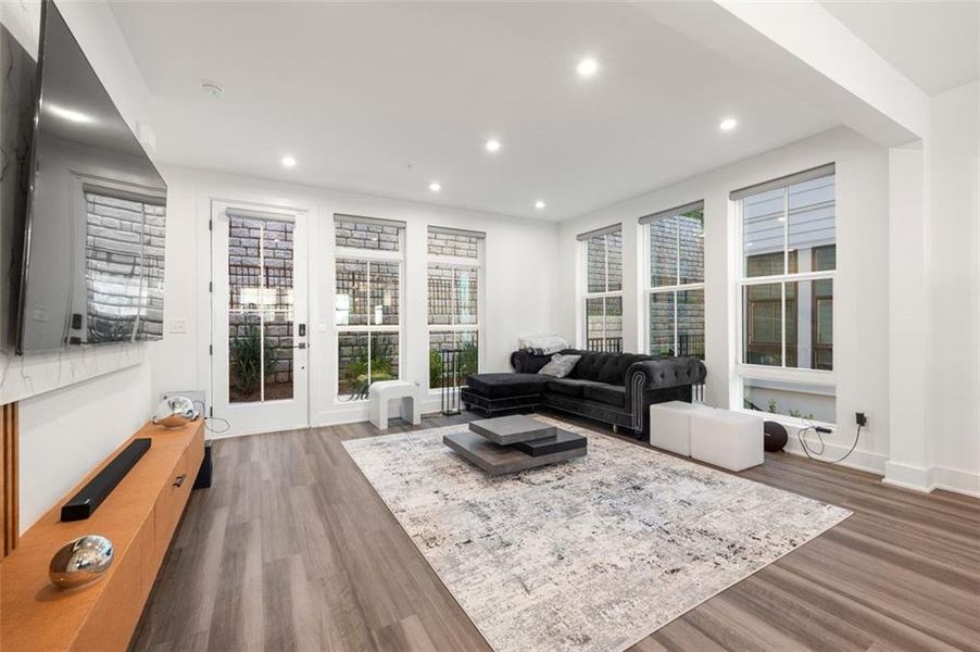 Furnished interior view inside a new home in , Atlanta (Image 3).
