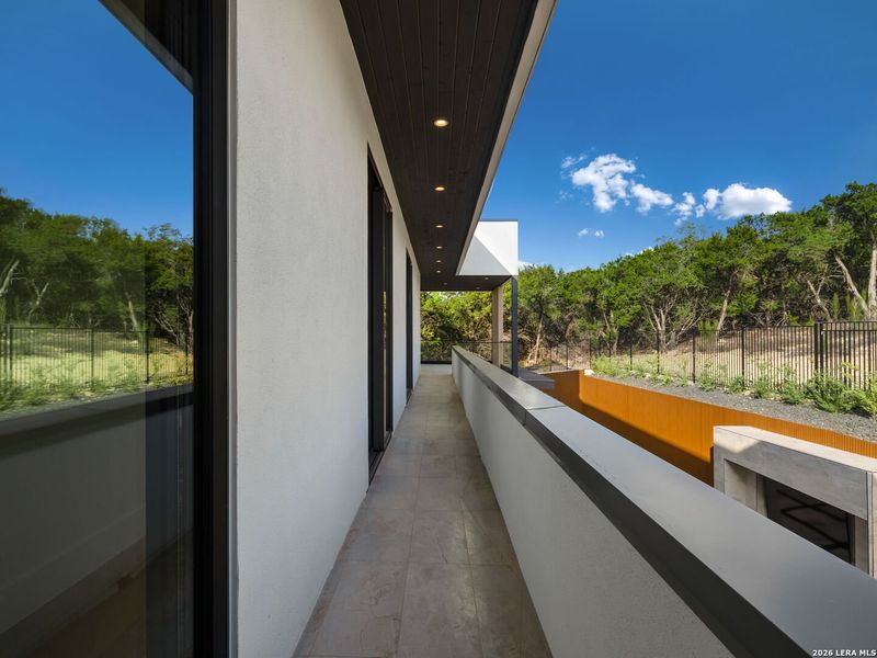 Exterior details and patio area of a home in , San Antonio (Image 36).
