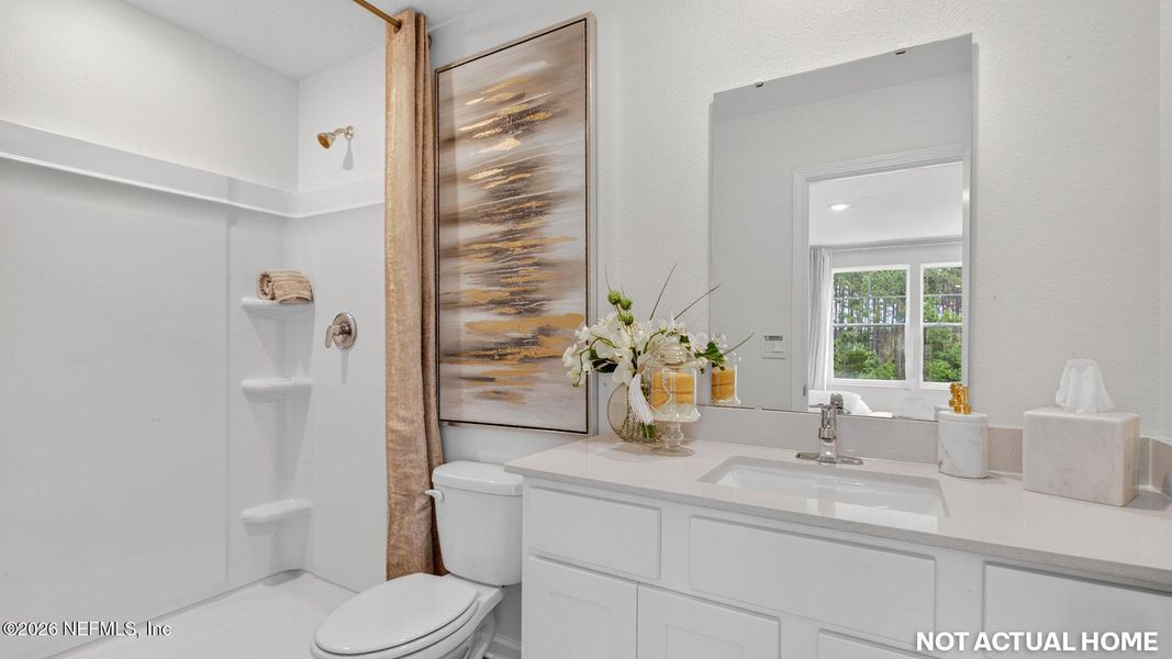 Furnished interior view inside a new home in Liberty Cove, Yulee (Image 17).