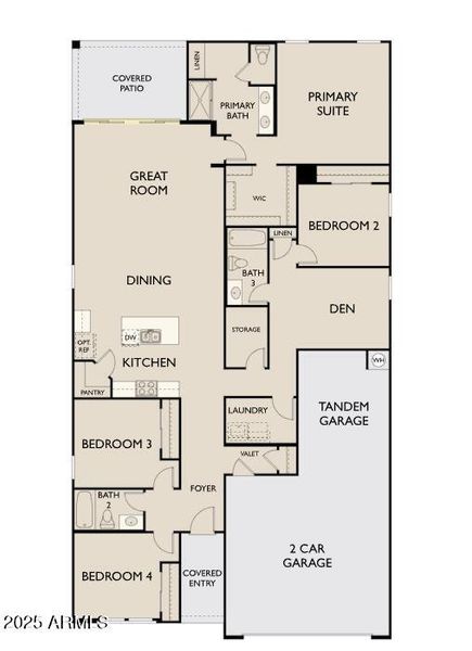 Sage Floor Plan Right Garage