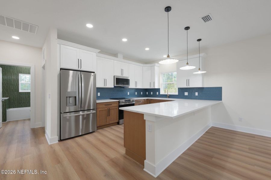 Furnished interior view inside a new home in , Hastings (Image 4).