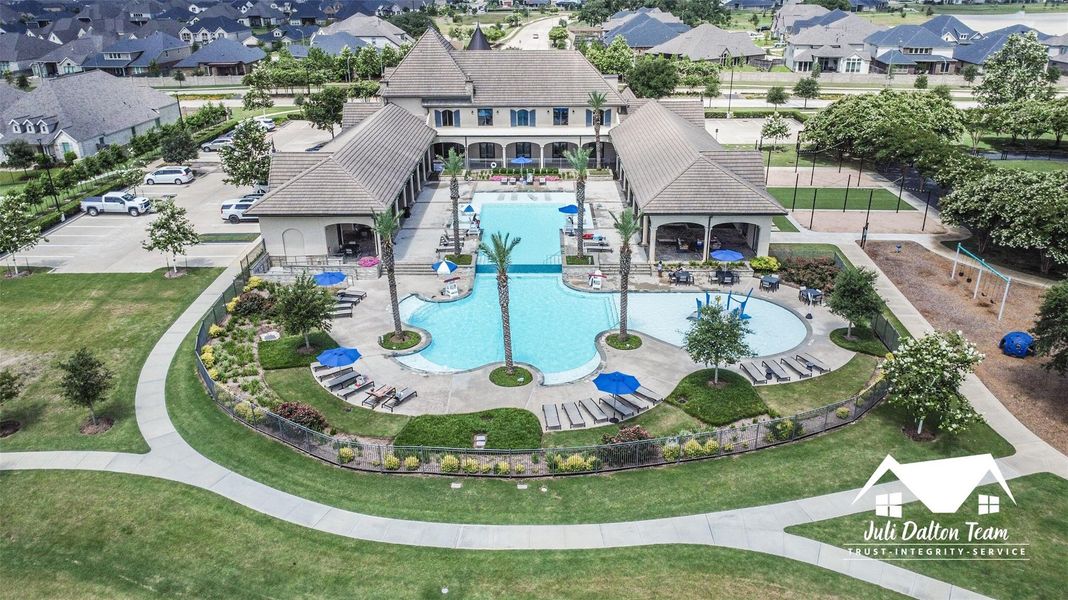 The Resort at Amira features two pool areas, a shallow children's pool, and plenty of seating (both covered and uncovered)!