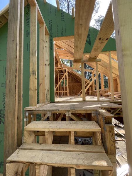 In-progress construction of a new home in The Preserve at Pennys Creek, Johns Island, SC (Image 6). In-progress construction of a new home in The Preserve at Pennys Creek, Johns Island, SC (Image 6).
