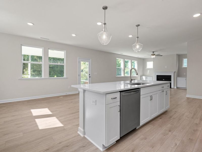 Furnished interior view inside a new home in Sage on North Main, Wake Forest (Image 7). Furnished interior view inside a new home in Sage on North Main, Wake Forest (Image 7).