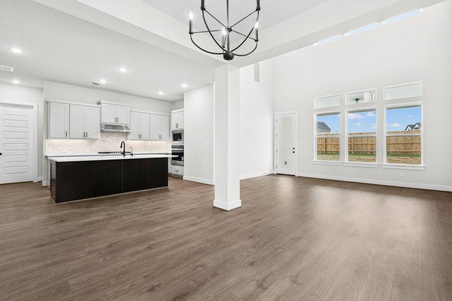 Spacious, unfurnished interior of a new home in Blackhawk, Pflugerville (Image 25).