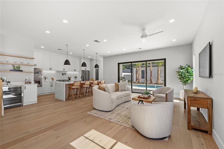 Furnished interior view inside a new home in , Orlando (Image 43). Furnished interior view inside a new home in , Orlando (Image 43).