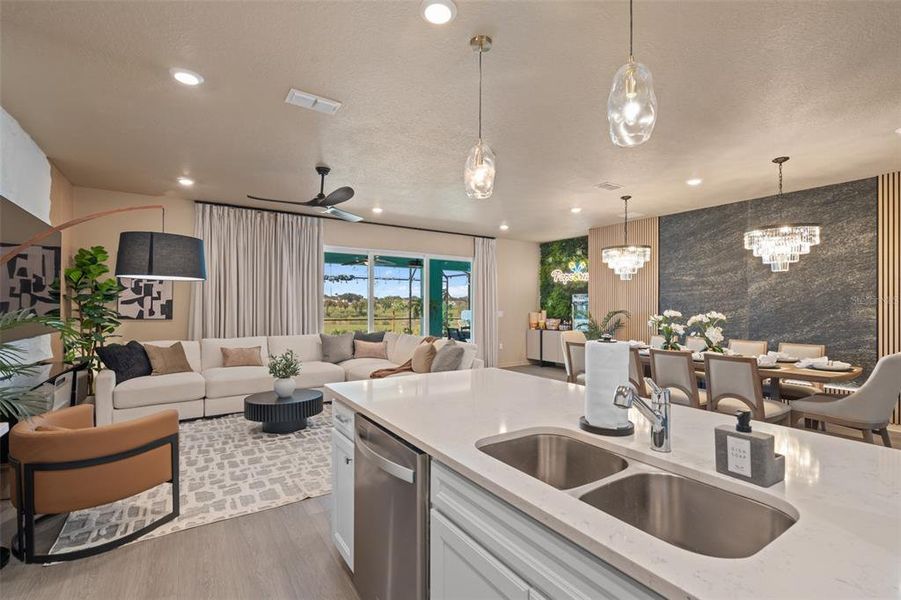 Furnished interior view inside a new home in Windsor Cay Resort, Clermont (Image 45).