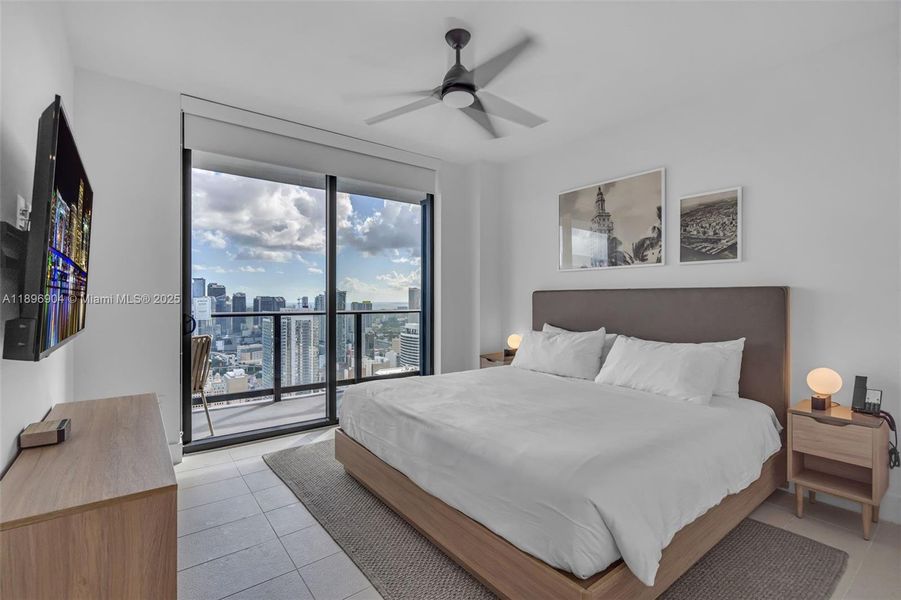 Furnished interior view inside a new home in , Miami (Image 18).