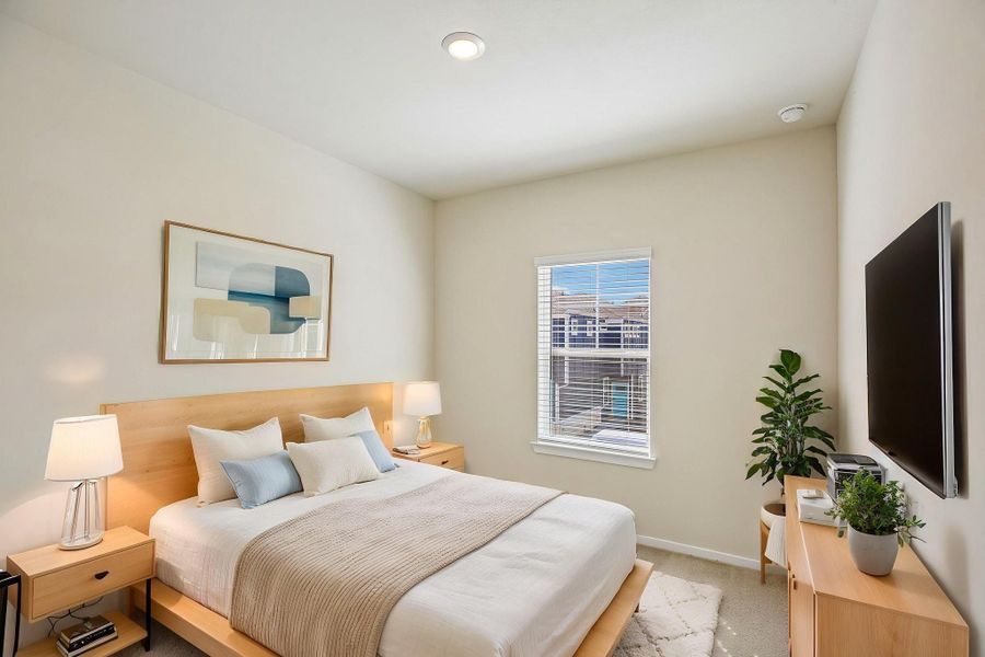 Furnished interior view inside a new home in Kemah Crossing - City Series, Kemah (Image 17).