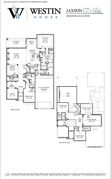 Westin Homes Jaxson Floor Plan